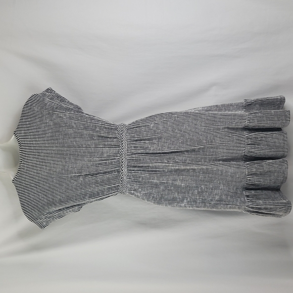 Caution to the Wind stripe black and white dress sz Small - Picture 4 of 11